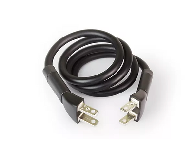 DOUBLE TERMINAL COILED CABLE